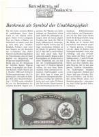Biafra 1968-1969. 1P sorszámmal, német nyelvű leírással T:UNC Biafra 1968-1969. 1 Pound with serial number, with german description C:UNC