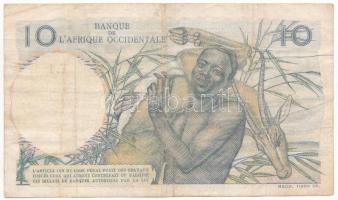 Francia Nyugat-Afrika 1946. 10Fr T:F,VG
French West Africa 1946. 10 Francs C:F,VG