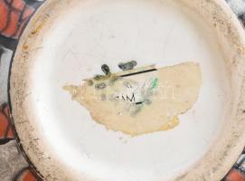 Gorka Géza iparművészeti kerámia váza, jelzett, kisebb mázlepattanással, m: 16,5 cm