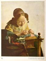 1911 Hölgyeket ábrázoló festményekről készült reprodukciók, 12 db színes nyomat, Dr. Kacziány Géza: ...