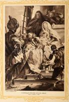 cca 1910-1930 Bibliai, vallási témájú illusztrációk, 19 db festmények után készült nyomat, helyenkén...