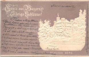 München Bayern King`s castle Embossed