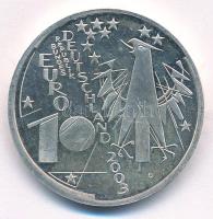 Németország 2003D 10E Ag "100 éves a Müncheni Német Múzeum" T:AU
Germany 2003D 10 Euro Ag...