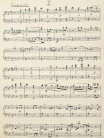 1910 Weiner Leó (1885-1960) zeneszerző saját kézzel írt kottája, egybekötve, a művész által Adler Ma...