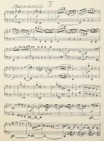 1910 Weiner Leó (1885-1960) zeneszerző saját kézzel írt kottája, egybekötve, a művész által Adler Ma...