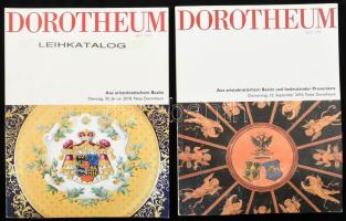 Dorotheum 2 darab árverési katalógus, arisztokrata tulajdonok témában, 2010 és 2018