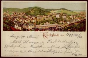 1899 Karlovy Vary, Karlsbad; litho