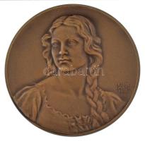 Berán Lajos (1883-1943) 1931.Budapesti emlék kétoldalas bronz emlékérem modern utánverete (79mm) T:UNC