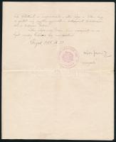 1925 Móra Ferenc (1879-1934) író, a szegedi Somogyi Könyvtár és Városi Múzeum igazgatójának feltehet...