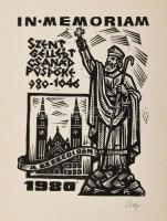 14 db vegyes kisgrafika és grafikáról készült reprodukció, közte jelzettek is, 12,5x10 cm és 20,5x16...