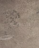 Sheffield angol italtartó és süteménykínáló, jelzéssel, kopással, 24x17 cm, 11x12x19 cm