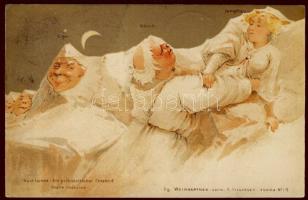 Jungfrau, Mönch, Eiger Litho