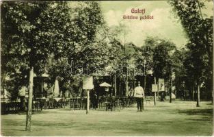 1927 Galati, Galatz; Gradina publica / park and restaurant