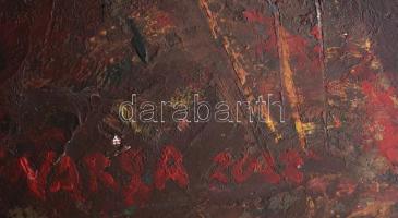 Varga Geri (1951-): Színes kép (cím nélkül). Olaj, farost. jelezve balra lent. 60x48 cm