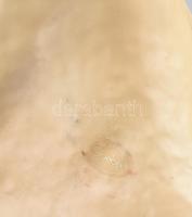 Goebel angyal szobor, restaurált, hajszálrepedéssel, jelzéssel, m: 31 cm