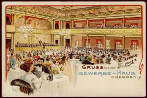 Dresden Industry-hall, Trenkler concert Litho