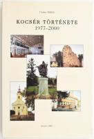 Utassy Miklós: Kocsér története 1977-2000. Kocsér, 2000, szerzői kiadás. Kiadói papírkötés, kiadói papír védőborítóban, a védőborítón kisebb ázásnyommal.