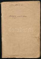 1946 Forgalmi adó könyv, benne kb 755 db illetékbélyeg