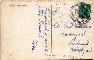 Kassa, Kosice; Hlavna posta / Főposta / post office + "1938 Kassa visszatért" So. Stpl (Rb...