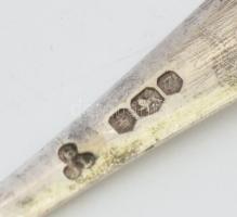 Ezüst (Ag) fűszeres kanál, jelzéssel, h: 6,5 cm, nettó: 5 g