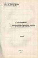 Dr. Benedek Gyula: A cigány népesség beilleszkedésének társadalmi és néphadseregbeli problémái. (Kéz...