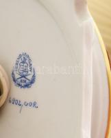 Herendi Apponyi mintás lámpához való búra és elektromos szerelék. m37 cm, d: 55 cm