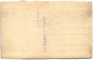 1916 Shchara, Schtschara; Serwetsch front, arató katonák / WWI Hungarian military, harvest. photo + ...