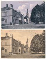 Belovár, Bjelovar; - 2 db RÉGI város képeslap / 2 pre-1945 town-view postcards