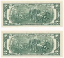 Amerikai Egyesült Államok 2003. (2003A) 1$ "Anna Escobedo Cabral - John W. Snow" (2x) sors...