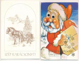 MIKULÁS - 17 db MODERN üdvözlő képeslap / Saint Nicholas - 17 modern greeting motive postcards