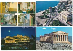 19 db MODERN postatiszta görög város képeslap / 19 modern unused Greek town-view postcards