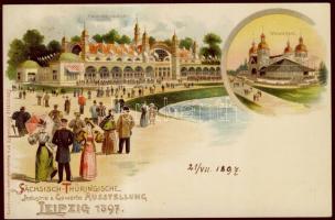 1897 Leipzig Expo Litho