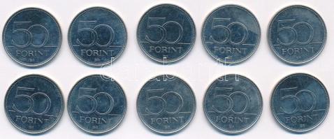 2021. 50Ft Cu-Ni "Nemzetközi Eucharisztikus Kongresszus" (10x) T:AU,XF