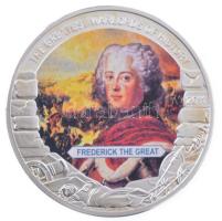 Libéria 2011. 5$ Cu "Nagy Hadvezérek - II. (Nagy) Frigyes" multicolor festéssel, kapszulában T:PP Liberia 2011. 5 Dollars Cu "The Greatest Warlords of History - Frederick the Great" with multicolor picture, in capsule C:PP