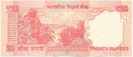 India 2014. 20R T:AU
India 2014. 20 Rupees C:AU
Krause P#103