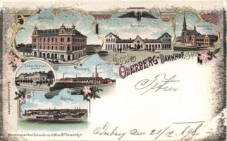 Oderberg with railway-station