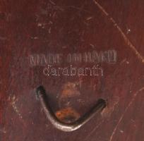 Nagy méretű faragott fa kínáló tál. Kis sérüléssel 65 cm