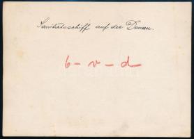 cca 1914-1918 Az Osztrák-Magyar Cs. és Kir. Dunaflottilla (K. u. k. Donauflottille) kórházhajója. Er...