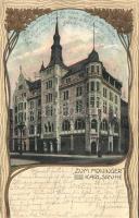 Karlsruhe Hotel zum Moninger Litho