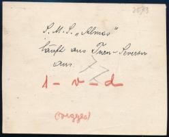 cca 1914-1918 SMS Álmos, az Osztrák-Magyar Cs. és Kir. Dunaflottilla (K. u. k. Donauflottille) folya...