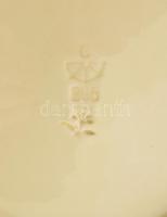 Körmöcbánya szecessziós tóparti táj mintás falitányér. Mázas fajansz, kis kopással, szép állapotban,...