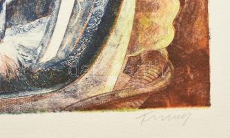 Olvashatatlan jelzéssel, XX. sz. vége/XXI. sz. eleje: Szürrealista jelenet Jézussal. Vegyes technika...