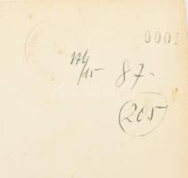 Kórusz József (1927-2010): Balaton. Rézkarc, papír, jelzett, lapszéli kisebb szakadásokkal és apró f...