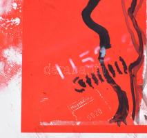 Lux Antal (1935-): Egy másik Magyarország, 1990. Színes szitanyomat, monotípia, papír. Jelezve jobbr...