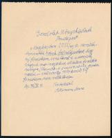 1979 Hermann Imre (1889-1984) orvos, pszichiáter, pszichológus, a Magyar Pszichoanalitikus Társaság tagjának saját kézzel írt levele a Gondolat Könyvkiadónak, saját kezű aláírásával, borítékkal. Róla szóló újságcikkel.