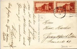 1935 Die Saar ist frei! Andenken an die Saarabstimmung + "Saargebiet" / 1935 Saar status r...