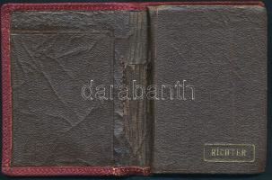 1948 Zsebnaptár, Szepesi Béla papírkereskedő, kitöltetlen, kissé kopott borítóval