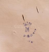 Nagyméretű Capodimonte díszkiöntő, sérült, jelzéssel, h: 32 cm, m: 23 cm CSAK SZEMÉLYES ÁTVÉTEL/ONLY...