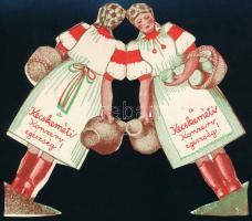 Kecskeméti konzervgyár kihajtható reklámja