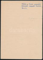 1954 Bortnyik Sándor (1893-1976) festőművész, grafikus a Magyar Képzőművészeti Főiskola (Egyetem) 19...